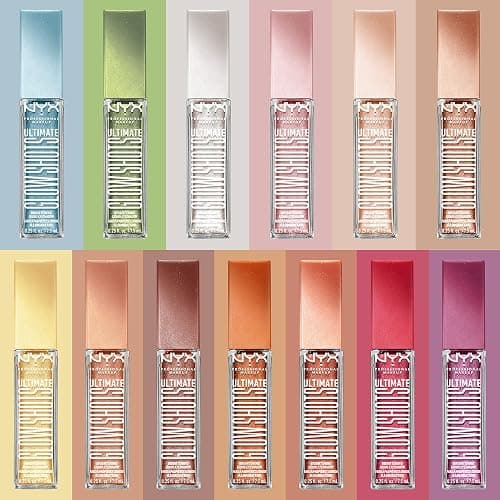NYX PROFESSIONAL MAKEUP Ultimate Glow Shots, Liquid Eyeshadow, Long-Lasting Shimmer Eye Shadow with Vitamin C - Plum Player thumbnail 8