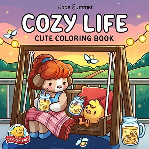 Cozy Life: Cute Coloring Book - Image 1