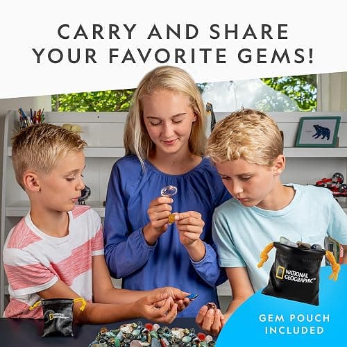 National Geographic Rock Tumbler Refill Kit - 5 lb. Mix of Rocks for Tumbling and Rough Gemstones - Rock Tumbler Supplies Include Rock Tumbler Grit and Polish Refill, and Unpolished Rocks thumbnail 5
