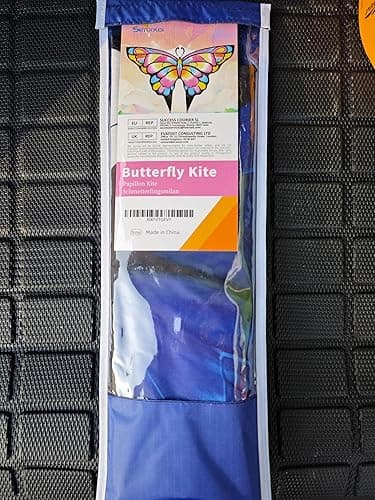Simxkai Butterfly Kite for Kids & Adults, Easy to Fly Blue Big Kite for Beginners(1Pack 2Pack) - 1 - Butterfly Kite 1 Pack (Pink) thumbnail 9