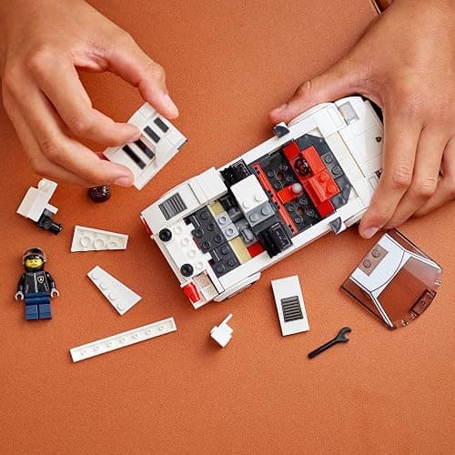 Lego Speed Champions Lamborghini Countach 76908, Race Car Toy Model Replica, Collectible Building Set with Racing Driver Minifigure thumbnail 3