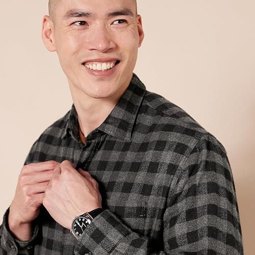 Amazon Essentials Men's Long-Sleeve Flannel Shirt thumbnail 4