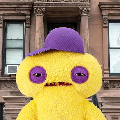 Fuggler Fugg Life 9-Inch Plush Toy (Squidge) by ZURU – Funny Ugly Monster Stuffed Animal with Human-Like Teeth, Quirky Collectible Plush for Kids, Tweens, Teens, Adults & Weird Toy Lovers thumbnail 2