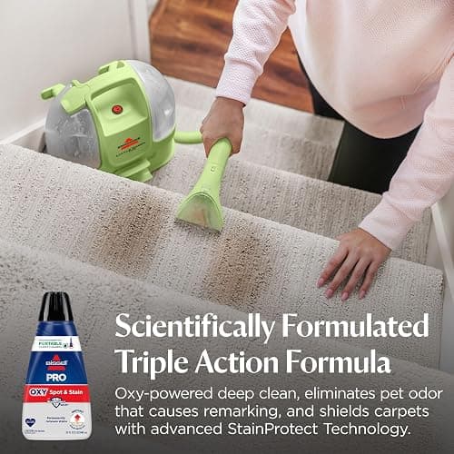 Bissell Professional Spot and Stain + Oxy Portable Machine Formula, 32 oz, Single, 32 Fl Oz thumbnail 3