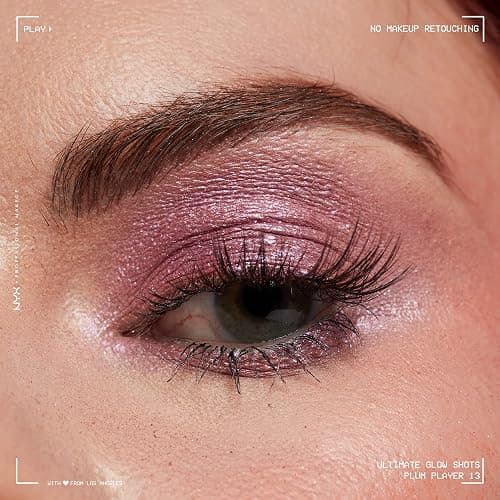 NYX PROFESSIONAL MAKEUP Ultimate Glow Shots, Liquid Eyeshadow, Long-Lasting Shimmer Eye Shadow with Vitamin C - Plum Player thumbnail 6