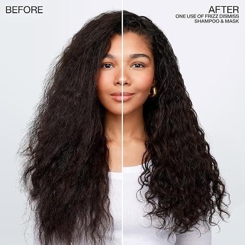 Redken Frizz Dismiss Mask, Intense Smoothing Treatment For Unruly Hair - Ultra Hydrating Smoothing Hair Mask, Hydrates, Smooths and Tames Frizz thumbnail 6