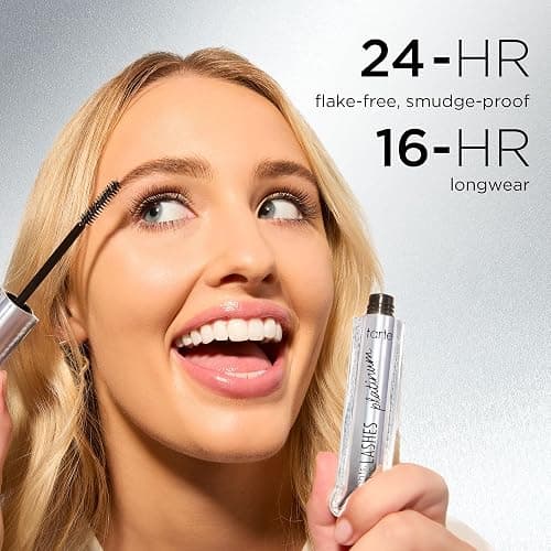 tarte lights, camera, lashes platinum volumizing mascara – Black Tinted Peptide Lash Serum mascara for Volume & Length, Smudge-Proof, Flake-Free, Vegan & Cruelty Free thumbnail 6