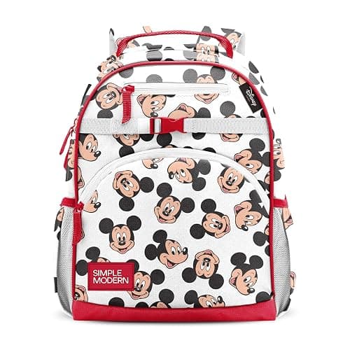 Simple Modern Medium Disney Toddler Backpack for School Girls and Boys | Kindergarten Elementary Kids Backpack | Fletcher Collection | Kids - 15" tall | Mickey Mouse Fun - Image 1