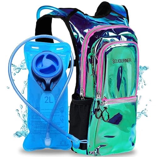 Sojourner Hydration Pack, Hydration Backpack - Water Backpack with 2l Hydration Bladder, Festival Essential - Rave Hydration Pack Hydropack Hydro for Hiking, Running, Biking, Festival Gear - Image 1