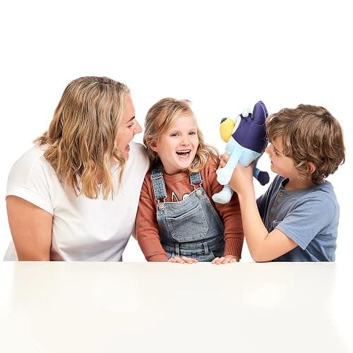 Bluey Talking Plush Toy, 13” Bluey Toys Plush Stuffed Animal, Singing Dog Toys for Kids with 9 Different Phrases, Musical Talk Back Toy Gift for Kids - Bluey thumbnail 5