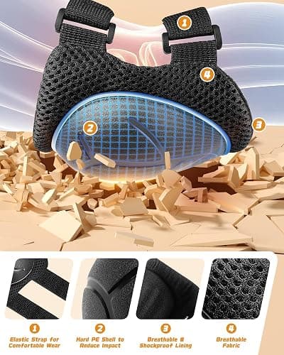 Kids Bike Helmet Set, Adjustable Helmet for Ages 2-3-5-8-14 Year Boys Girls, Toddler Pad Set with Knee and Elbow Pads for Bike, Roller, Skating, Scooter, Longboard and More Sports, 6 Color thumbnail 6