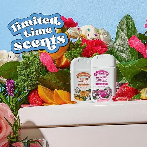 Poo-Pourri Before-You-Go Pocket Toilet Spray, Travel Essentials, Pink Citron, 1 Fl Oz, Up to 50 Uses, On-The-Go Bathroom Odor Deodorizer with Essential Oils, TSA Approved Size thumbnail 3