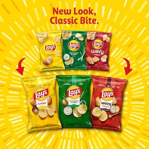 Lay's Salt & Vinegar Flavored Potato Chips, 1 oz Bags, (40 Count) (Packaging May Vary) thumbnail 4