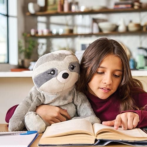 HUGIMALS Sam The Sloth 20 Inch 4.5 lb Heavy Cute Sensory Weighted Comfort Plush | Large Unscented Washable Self Care Calming Stuffed Animal for Kids, Teens and Adults thumbnail 4