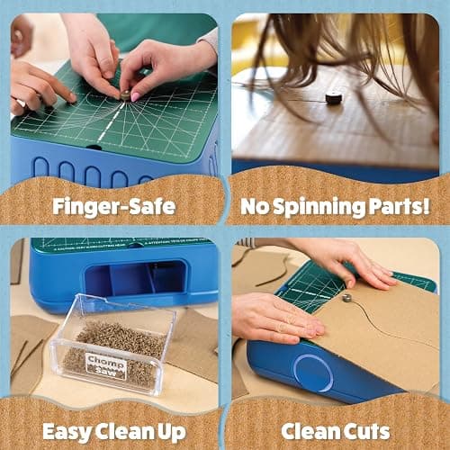 ChompSaw | The Original Kid-Safe Power Tool for Cutting Cardboard | STEM + STEAM Educational Toy for Boys and Girls Ages 5+ thumbnail 3