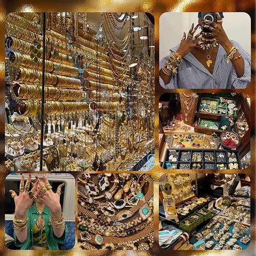 SMUOBT Mystery Jewelry Jar Bundle - Surprise Vintage Jewelry Box for Women,Gift Jewelry Set (Necklace, Earrings, Rings,Kracelet,Keychain) - Unique Birthday Gift for Women thumbnail 4