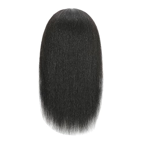 TIANYOUHAIR Mannequin Head 100% Human Hair Cosmetology Manikin Doll Training Head with Stand for Hairdresser Practice Braiding Styling Coloring Bleaching Dyeing Cutting Updos Display thumbnail 2