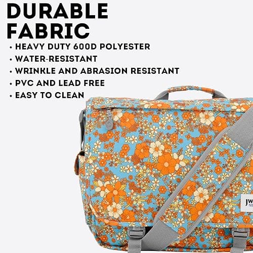 J World New York Thomas Laptop Messenger Bag for Women & Men. Kids Computer Bookbag thumbnail 6