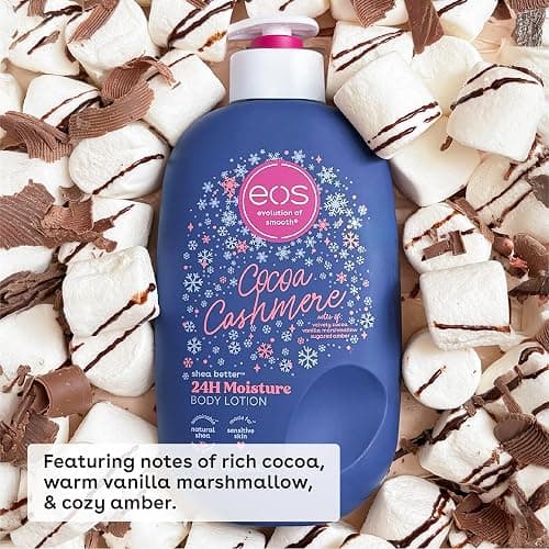 eos Shea Better Holiday Body Lotion, Cocoa Cashmere, Limited Edition Skin Care, 24-Hour Moisture, Body Lotion for Women, Vegan, 16 fl oz thumbnail 2