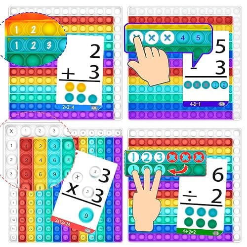 COOVA Multiplication Flash Cards + Multiplication Chart - Math Manipulatives Fact Cards - Mutiplication Game Flashcards - Times Table Multiplication Flash Cards 3rd Grade, 4th, 5th, 6th Grade - Multiplication Flash Cards thumbnail 6
