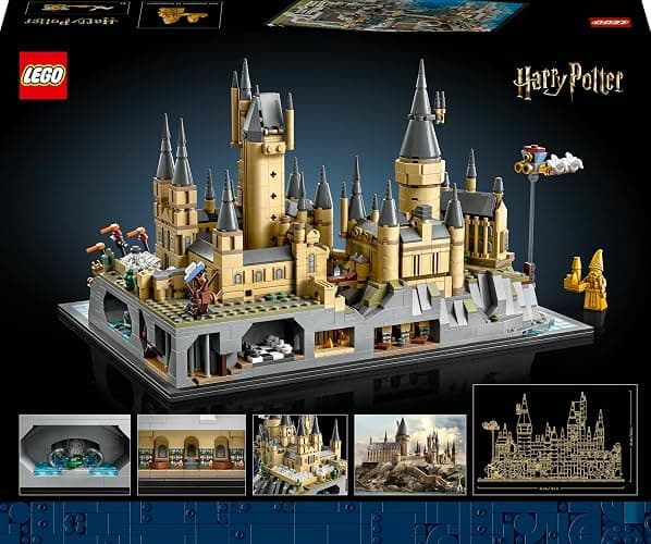 LEGO Harry Potter Hogwarts Castle and Grounds - Collectible Set for Adults incl. Main & Astronomy Towers, Great Hall, Chamber of Secrets & Architect Minifigure - 76419 thumbnail 10