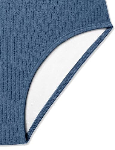 TyeSmo Girls Swimsuit Two Piece Cross Back Bikini Cutout Bathing Suit for Girls Adjustable Straps Swimwear 9-16Y thumbnail 9