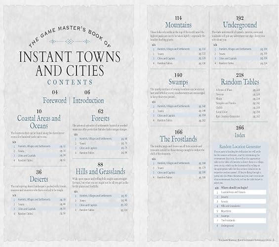 The Game Master's Book of Instant Towns and Cities: 160+ unique villages, towns, settlements and cities, ready-on-demand, plus random generators for ... RPG adventures (The Game Master Series) thumbnail 2