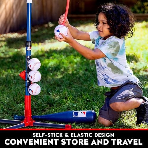 Franklin Sports Grow-with-Me Kids Baseball Batting Tee + Stand Set for Youth + Toddlers - Youth Baseball, Softball + Teeball Hitting Tee Set for Boys + Girls thumbnail 7