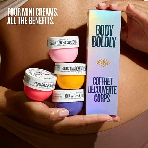 Sol de Janeiro Body Boldly Body Cream Discovery Set | Trial Size Body Creams | Gift Set | Set of 4 - 25mL | Bum Bum, Bom Dia, Beija Flor, Delicia Drench | Amazon Exclusive thumbnail 4