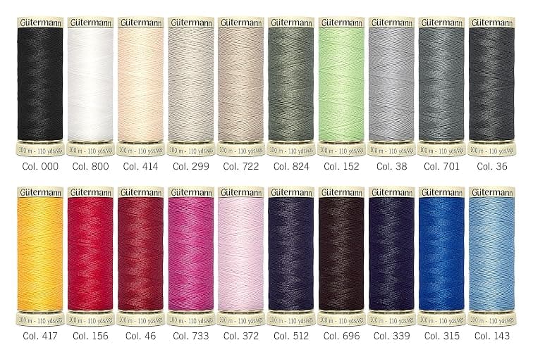 Gutermann Thread Set: Sew-All: 100m: Pack of 20, Assorted thumbnail 4