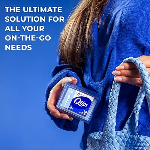 Q-tips Swabs Travel Pack,30 Count, Pack of 1 blue thumbnail 4