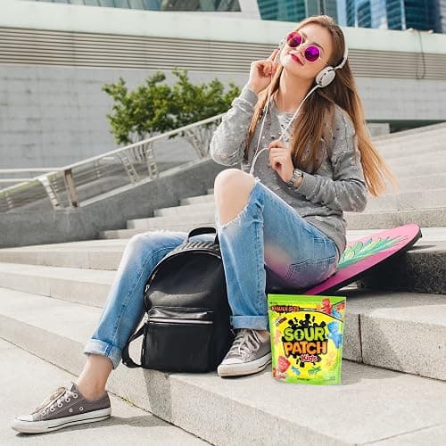 Chewy & Soft Sour Patch Kids, Assorted Fruits, Family Size, 1.8 lb thumbnail 5
