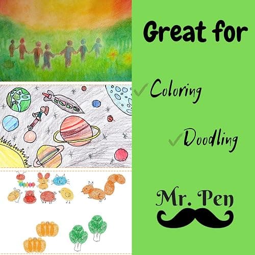 Mr. Pen- Gel Crayons, 20 Pack, Twistable, Non-Toxic, Coloring Crayons thumbnail 6