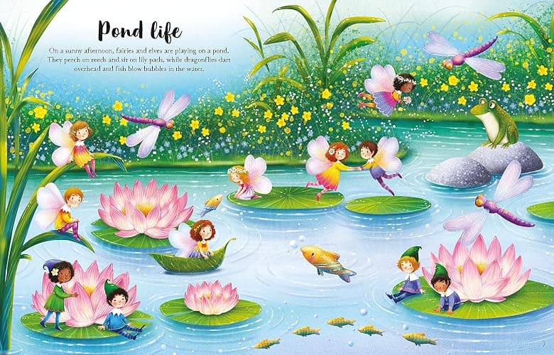 Fairies, Pixies and Elves Sticker Book: A Whimsical Interactive Sticker Book Featuring Magical Woodland Creatures thumbnail 3