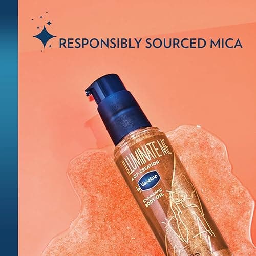 Vaseline Illuminate Me Shimmering Body Oil Created for Melanin Rich Skin, Illuminates Skin with Finishing Touch of Shimmer for Glowing Skin 3.3 oz thumbnail 3