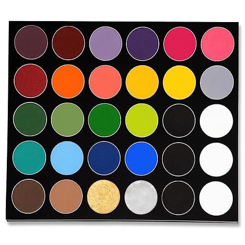 Mehron Makeup Paradise Makeup AQ 30 Color Pro Palette | Magnetic and Refillable Palette | Body Paint & Face Paint | Costumes, SFX, Halloween, & Cosplay - Image 1