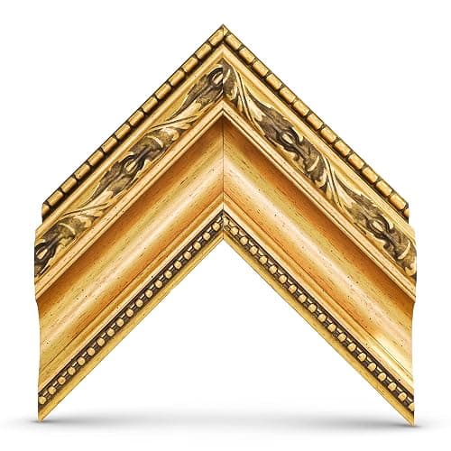 Frame My TV Deco TV Frames - Ornate Gold Smart Frame Compatible ONLY with Samsung The Frame TV and Pro (43", Fits 2021-2025) thumbnail 3