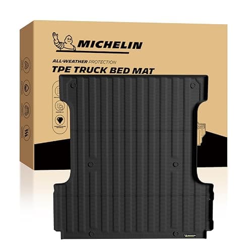 Michelin Truck Bed Mat for 2015-2023 Ford F-150/22-23 F150 Lightning 5.5FT | For 67.1" Short Bed, Not Fit for Drop in Bedliner. All-Weather Truck Bed Liner, Custom Fit, Durable TPE Bedliner, Non-Slip - Image 1