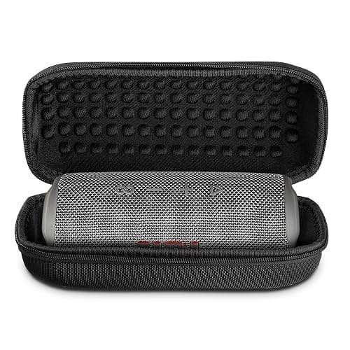 JBL Flip 6 Portable Wireless Speaker | Deep Bass Sound, IP67 Waterproof Rating | Bluetooth Audio for Outdoor, Travel, Beach, Hiking, and Home Use (Gray) with Travel Case + Microfiber Cloth thumbnail 3