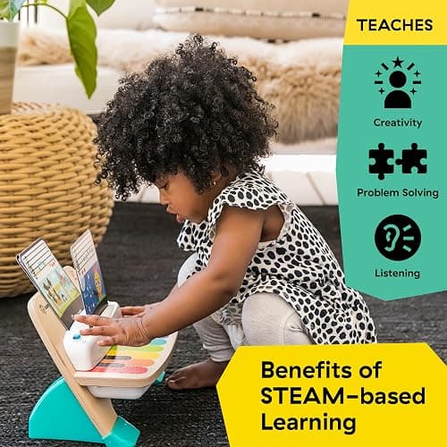 Baby Einstein and Hape Magic Touch Piano Wooden Musical Toddler Toy, Age 6 Months and Up thumbnail 4