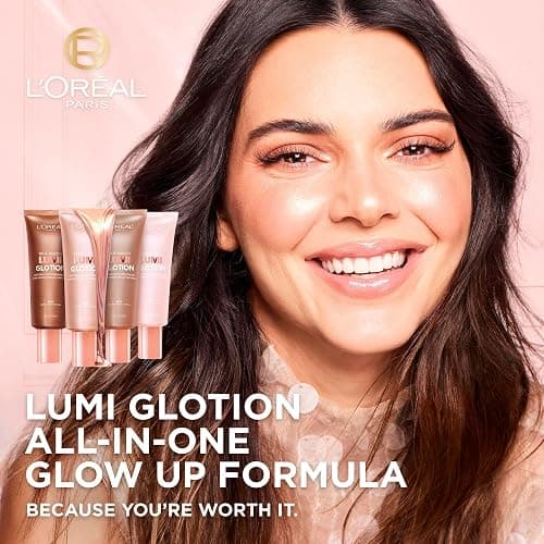 L’Oréal Paris True Match Lumi Glotion, Highlighter, Natural Glow Enhancer for Face & Body, Makeup, Instantly Hydrates and Illuminates Skin, Sheer Color Tint, Offers a Sunkissed Glow, 902 Light, 40 mL thumbnail 2