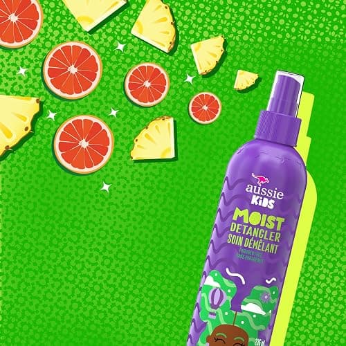 Aussie Kids Moist Detangler Spray, Sulfate & Paraben Free, Moisturizing & Tangle-Free Hair Care for Kids, Cruelty-Free, 8 Fl Oz Each, 3 Pack thumbnail 5