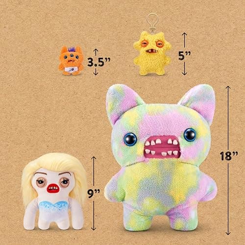 Fuggler Fugg Stars 9-Inch Plush Toy (Fleeting Fartlet) by ZURU – Funny Ugly Monster Stuffed Animal with Human-Like Teeth, Collectible Plush for Kids, Tweens, Teens, Adults & Plush Fans thumbnail 3