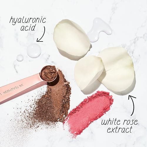 COVERGIRL TruBlend Skin Enhancer Baked Luminous Blush, with Hyaluronic Acid & White Rose Extract, Blends Seamlessly - Please Please Pink (Bright Pink with Light Swirls) thumbnail 5