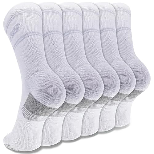 New Balance Unisex Adult Performance Cushioned Crew Socks - 6 & 12 Pairs - Moisture Wicking thumbnail 2