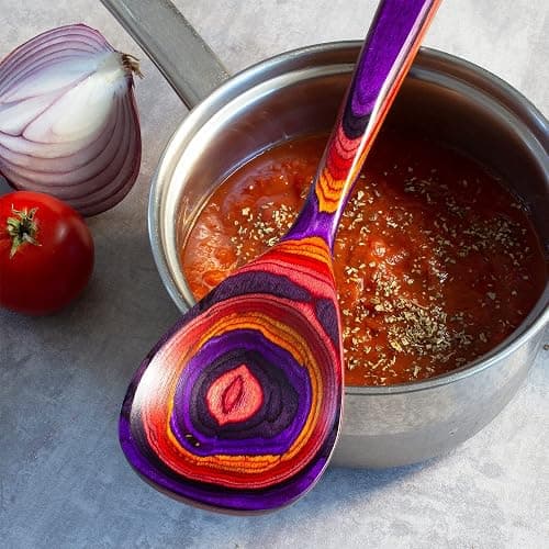 Totally Bamboo Baltique Waikiki Collection 12-1/2" Wooden Cooking Spoon, Safe for Nonstick thumbnail 2