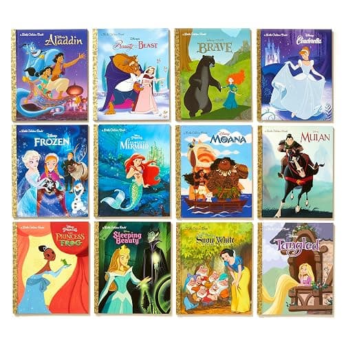 Ultimate Princess Boxed Set of 12 Little Golden Books (Disney Princess) thumbnail 3