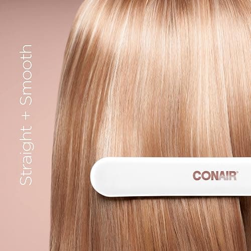 Conair Double Ceramic Flat Iron, 1 1/4-inch Hair Straightener thumbnail 5