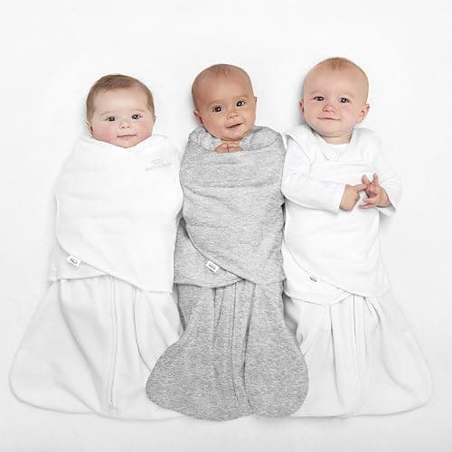HALO Baby Sleeping Bag Swaddle | 1.5 TOG SleepSack | 100% Cotton, White Sleeping Sack For Newborn Babies | Easy Zip Access Nappy Change | Wearable Blanket Grow Bag | Boys & Girls, 4-6 Months thumbnail 6