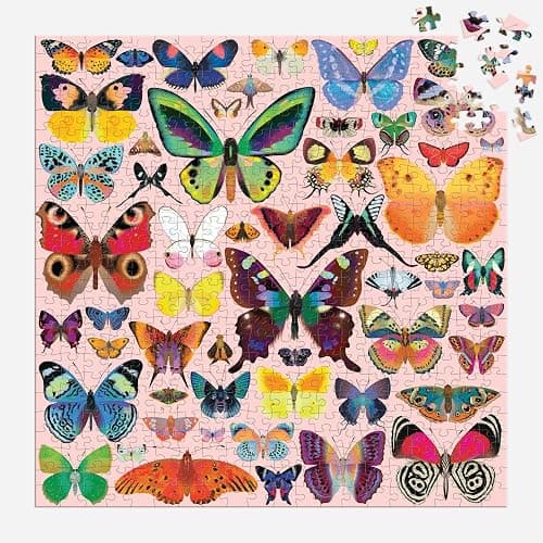 Mudpuppy Brilliant Butterflies – 500 Piece Family Jigsaw Puzzle with Colorful and Fun Illustrations of Beautiful Butterflies for Children Ages 8 and Up thumbnail 4